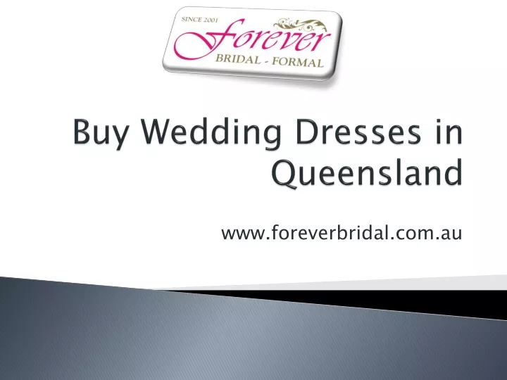 buy wedding dresses in queensland