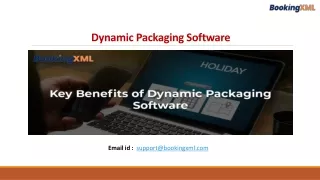 Dynamic Packaging Software