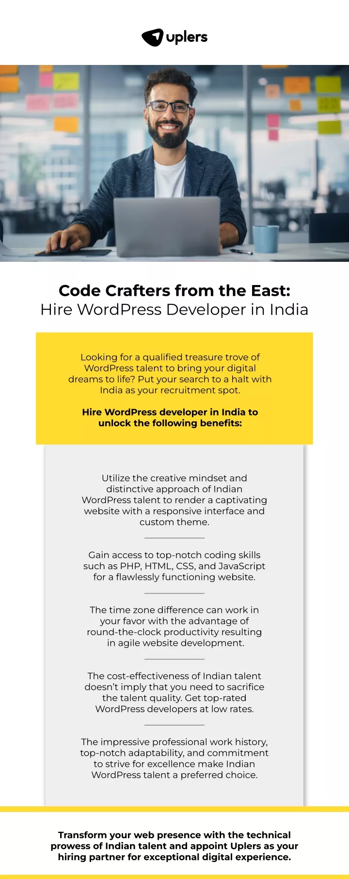 code crafters from the east hire wordpress