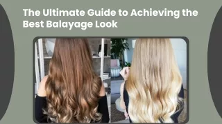Professional Hair Stylists for Balayage