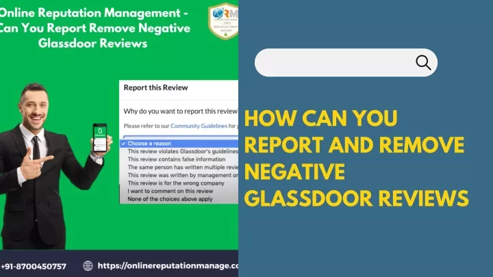 how can you report and remove negative glassdoor