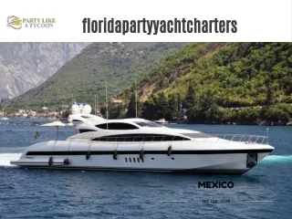 luxury yacht charter