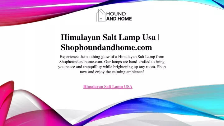 himalayan salt lamp usa shophoundandhome com