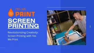 Best Screen Printing - Yes We Print