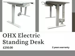 Revolutionize your workspace with OHX's Stand Desk with Drawer