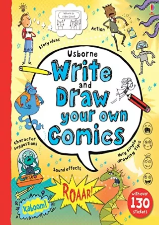 [PDF READ ONLINE] Write and Draw your own comics