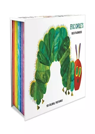 $PDF$/READ/DOWNLOAD Eric Carle's Box of Wonders: 100 Colorful Postcards
