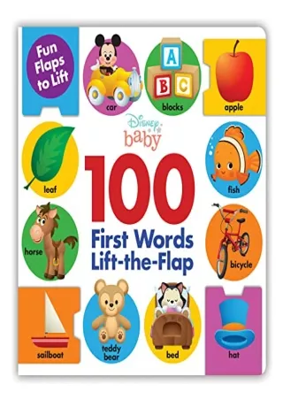 [PDF READ ONLINE] Disney Baby: 100 First Words LifttheFlap