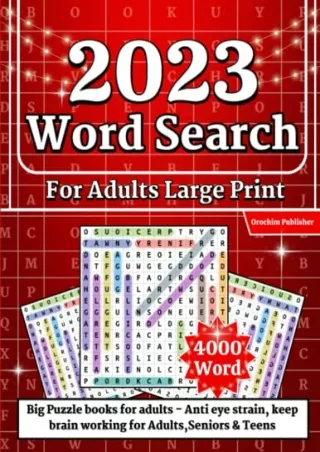 $PDF$/READ/DOWNLOAD 4000 Word Search for Adults Large Print (200 Themed Puzzles): Big Puzzle Books
