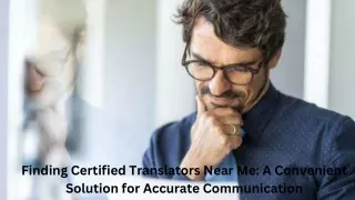 finding certified translators near