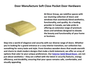 Door Manufacture Exterior Columns for Sale - Wood Doors For Sale