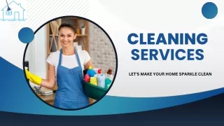 Main benefits of using a Professional cleaning service presentation