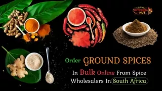 Order Ground Spices In Bulk Online From Spice Wholesalers In South Africa - Kitchenhutt Spices
