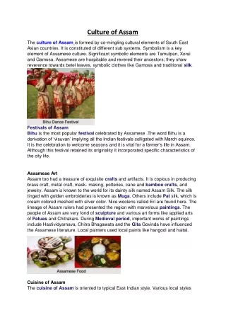 culture of assam