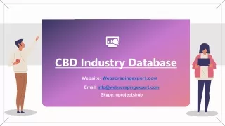 CBD Industry Database