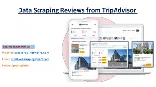 Data Scraping Reviews from TripAdvisor 