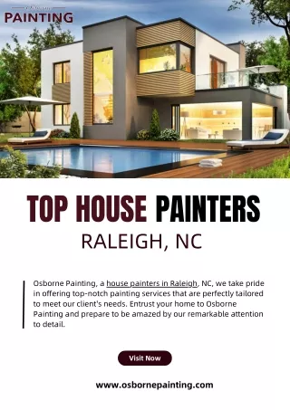 2023 Best House Painters in Raleigh, NC | Osborne Painting