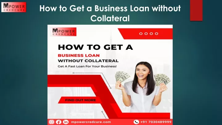 how to get a business loan without collateral