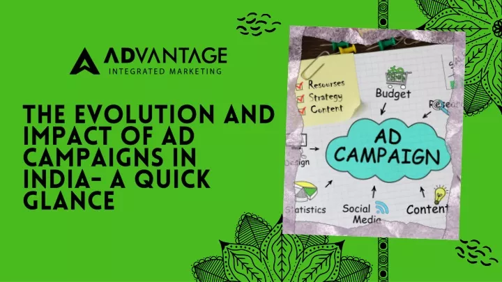 the evolution and impact of ad campaigns in india