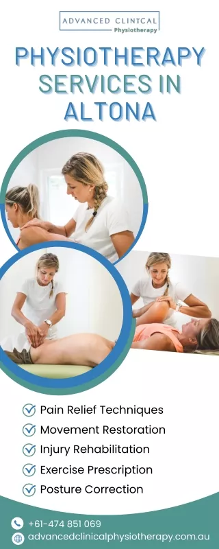 Physiotherapy Services in Altona