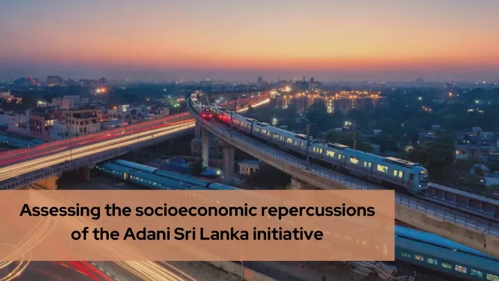 assessing the socioeconomic repercussions