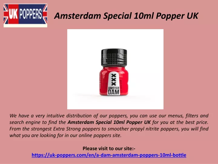 amsterdam special 10ml popper uk