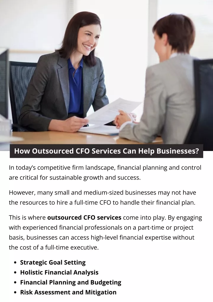how outsourced cfo services can help businesses