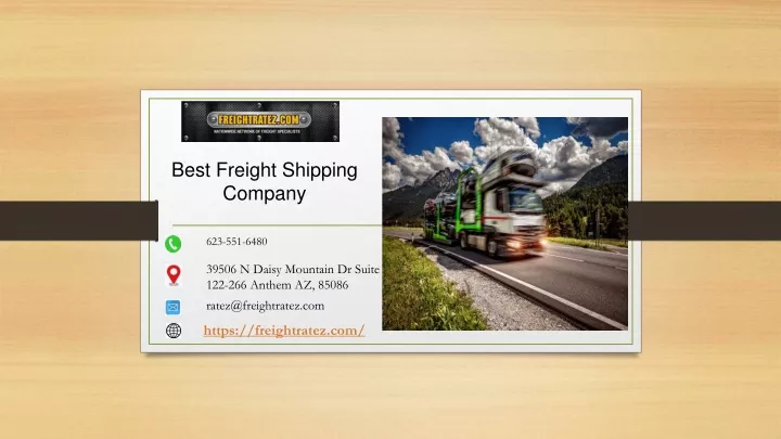 best freight shipping company