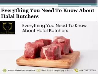 Everything You Need To Know About Halal Butchers