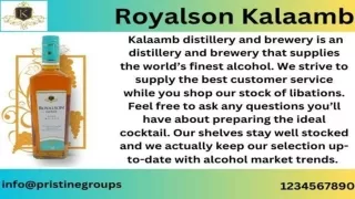 Royalson Gold Reserve Blended Scotch Whiskey