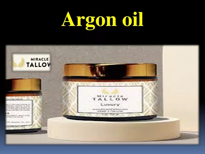 argon oil