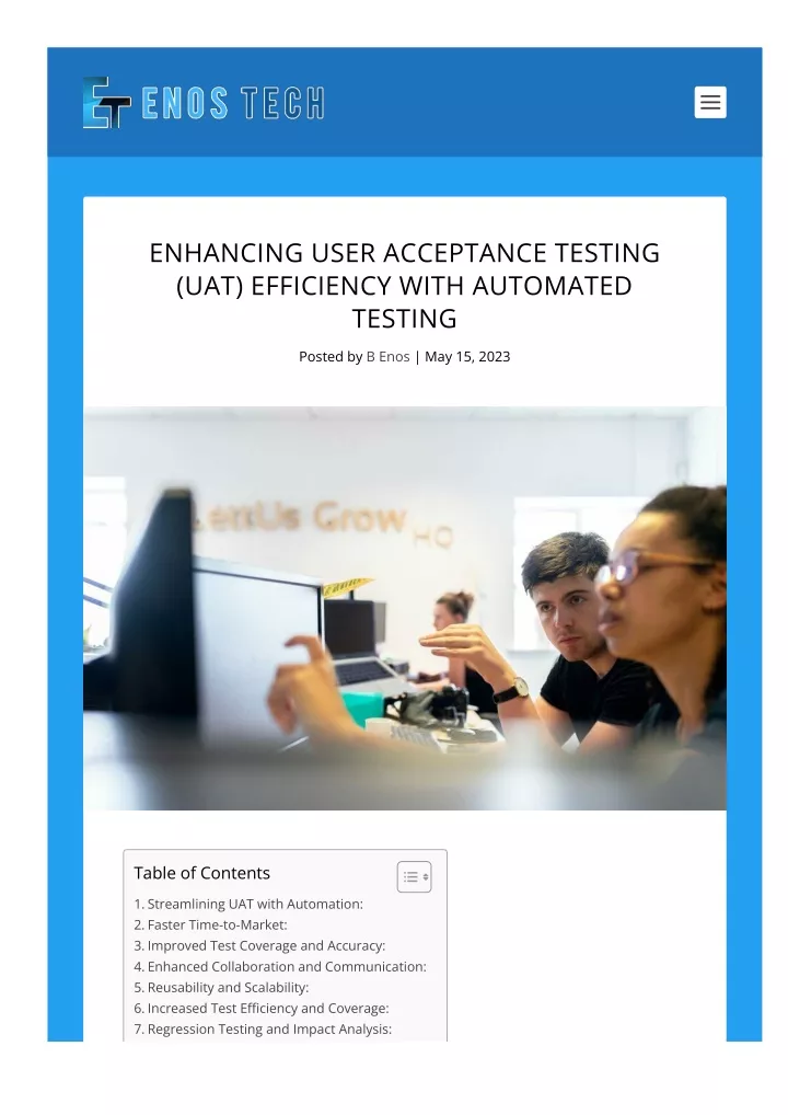 enhancing user acceptance testing uat efficiency