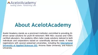 Courses - ACELOT ACADEMY