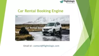 car rental booking engine