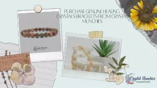 Buy Healing Crystal Bracelets Online| Stylish Crystal Bracelets