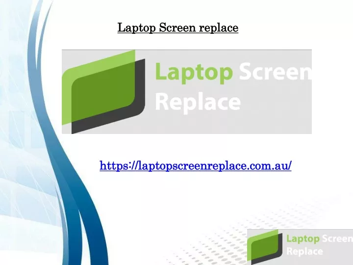 laptop screen replace