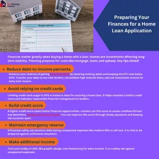 Preparing Your Finances for a Home Loan Application