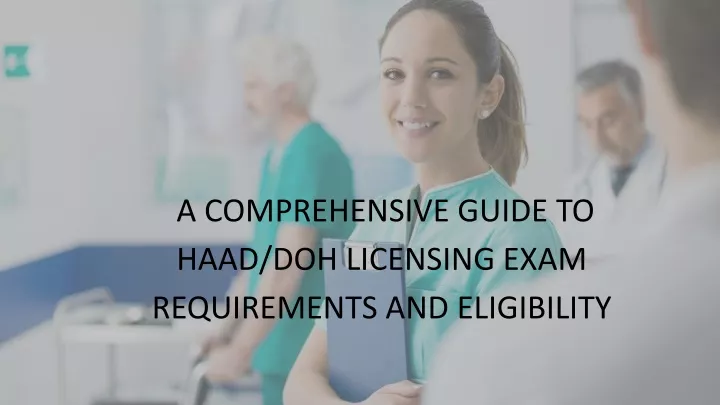 a comprehensive guide to haad doh licensing exam