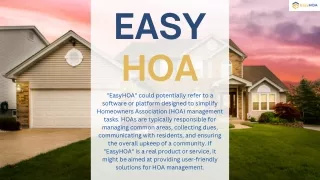 HOA Website Software - EasyHOA