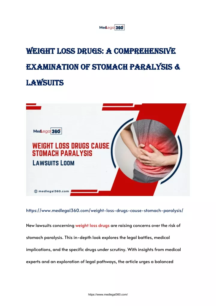 weight loss drugs a comprehe weight loss drugs