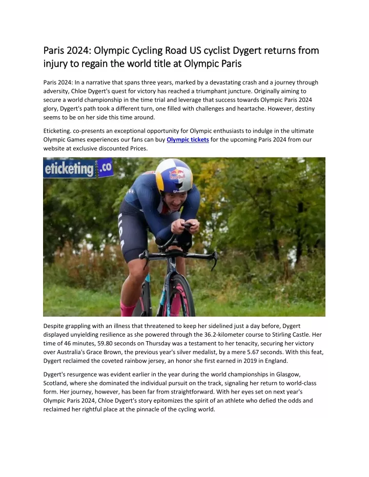 paris 2024 paris 2024 olympic cycling road