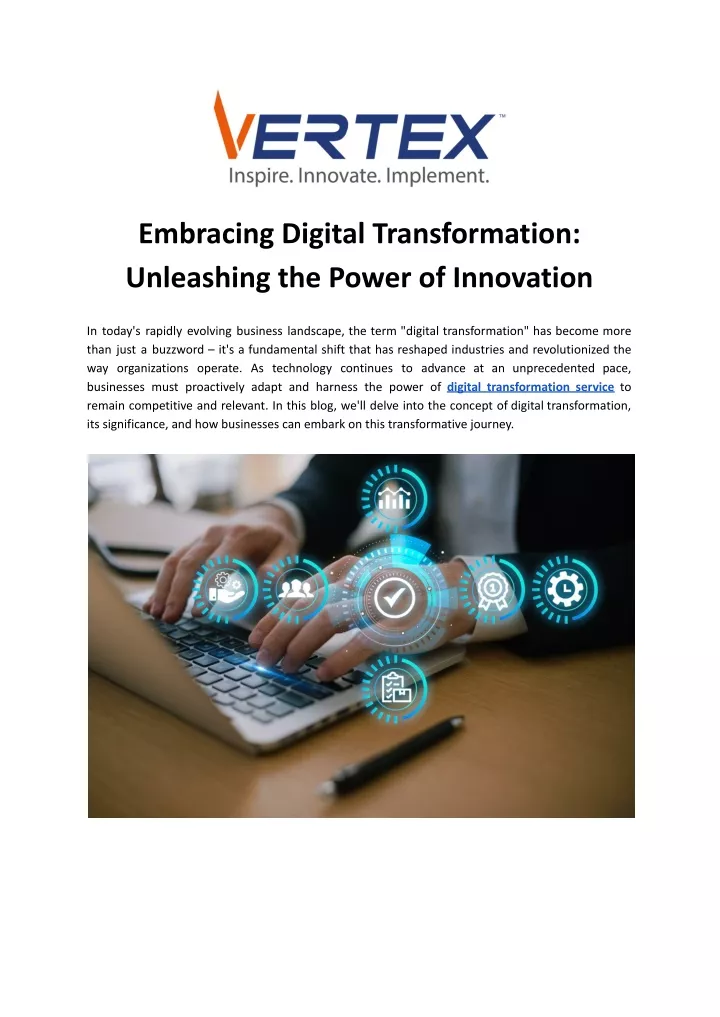 embracing digital transformation unleashing