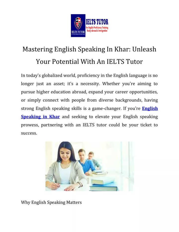 mastering english speaking in khar unleash