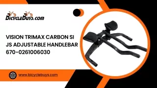 Vision TriMax Carbon Si JS Adjustable Handlebar 670-0261006030