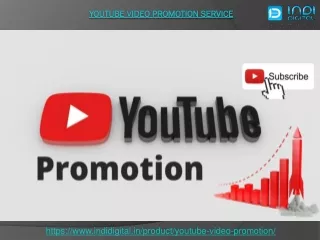 Why should you invest in YouTube Video promotion Service