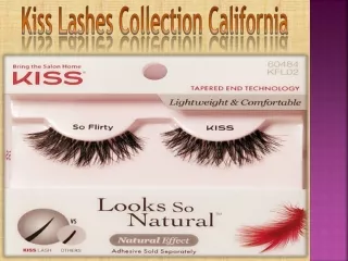 Kiss Lashes Collection California