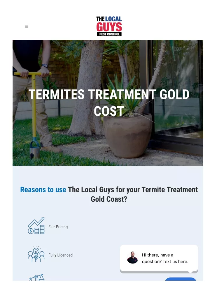 termites treatment gold cost