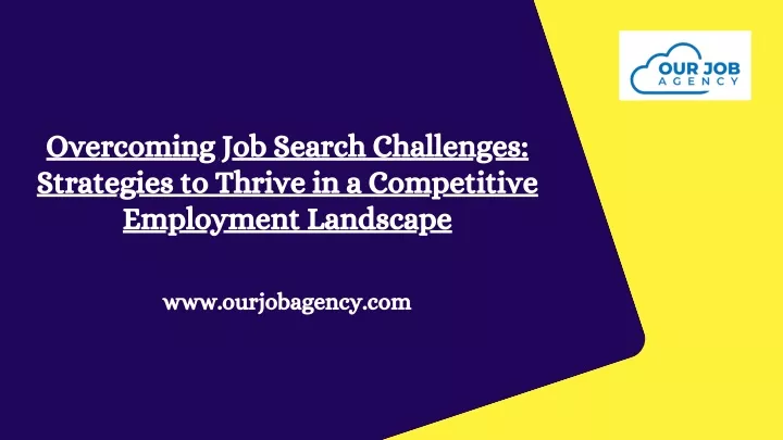 overcoming job search challenges strategies