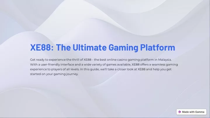 xe88 the ultimate gaming platform