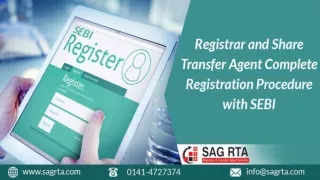 SAG Infotech (SAG RTA) Solutions to Clients Across India